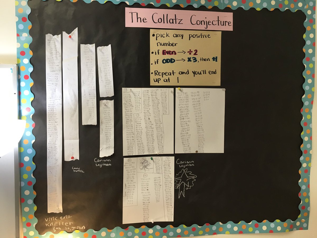 KnellerGoBonas's tweet image. Extending and enriching math learners with #mathcuriosities. Thanks for the summer learning at the #buildmathminds18 @BuildMathMinds and @IanAByrd . Ss are excitedly working outside of school on the tasks. Ss need to be given math that encourages their thinking and curiosity.