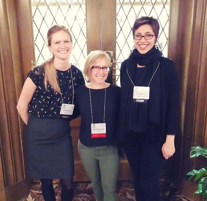 LitTranslate's tweet photo. We are back to our virtual office now, but this #tbt we are looking back to #ALTA41 when the staff enjoyed working together in person! https://t.co/9V6kNlPMhc