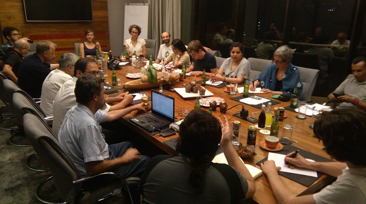 SylviaObregonQ's tweet photo. Celebrating results of #TSFmining with @iglesiaymineria friends and already planning future of work on #alternatives https://t.co/6x5sWfYxDg