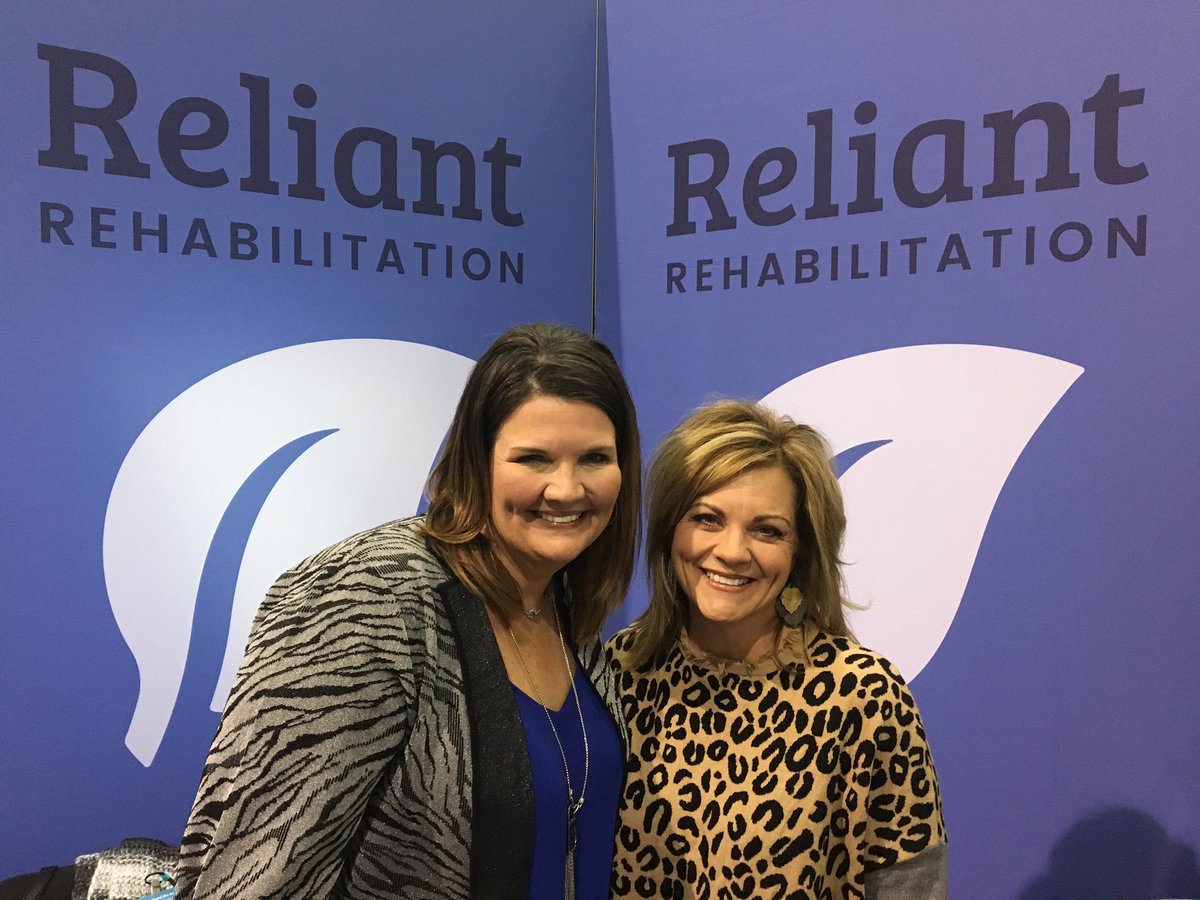 ReliantRehab's tweet photo. Reliant’s at #ASHA18 — Be sure to catch Reliant’s Amy Phipps, SVP of Clinical Services and Kristi O’Dell, VP of Compliance presenting at 4:30 in Westin/Lewis to learn how the SLP remains relevant during PDPM! #ReliantRehab #PDPM #CareMatters #booth348 https://t.co/n9nQTqy1Tq