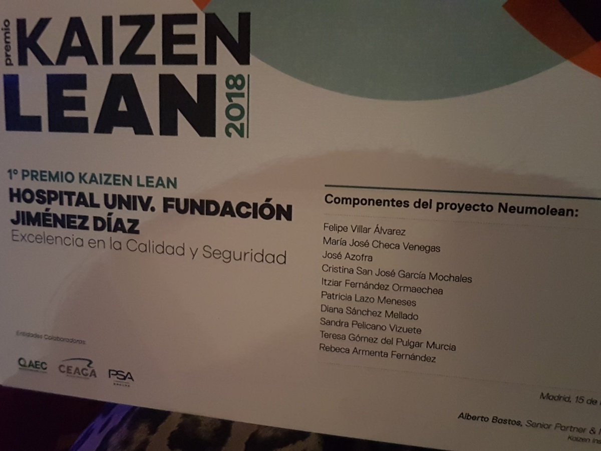 fvillarleon's tweet photo. @Hospital_FJD @Kaizen @ogomezmartin @EvaSacristan @FdezLlamazares @quironsalud Contamos con un gran equipo de profesionales en el Servicio de Neumología y en la Fundación Jiménez Díaz que repercuten en una mejor experiencia y satisfacción de nuestros pacientes ingresados. https://t.co/gYQ1nb7HVQ