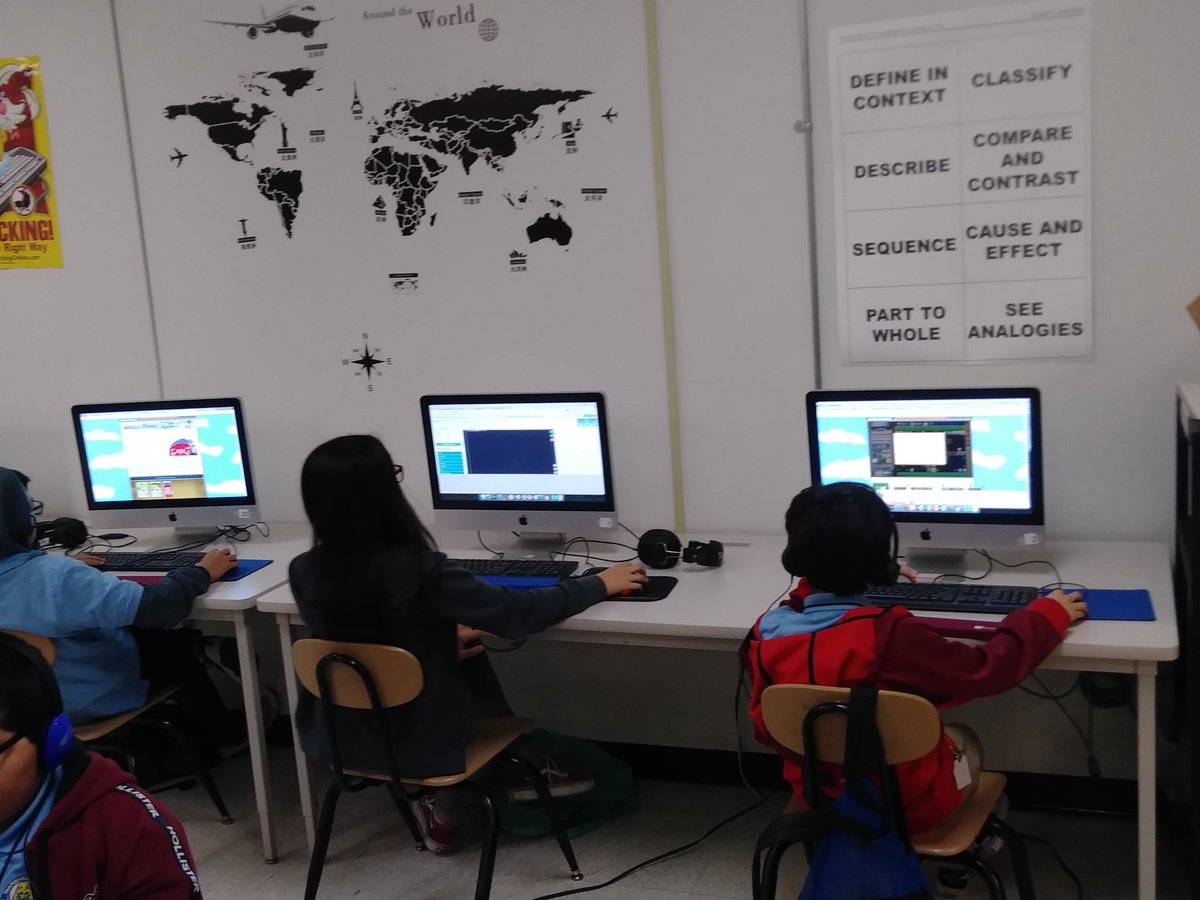 Marshall_HISD's tweet photo. #coding #edtech #edchat #CodeNewbie #codeathon2018 #learningdotcom #codemonkey #digitalliteracy #hisd_diglitstrong #TeamHISD #houstonisd #houston #texas #imac #maclab #marshall @HISD_Inst_tech @hisd @HoustonISD @learningdotcom @CodeMonkeySTU @Apple @AppleEDU @GamestarMech https://t.co/miwS5WX1kN