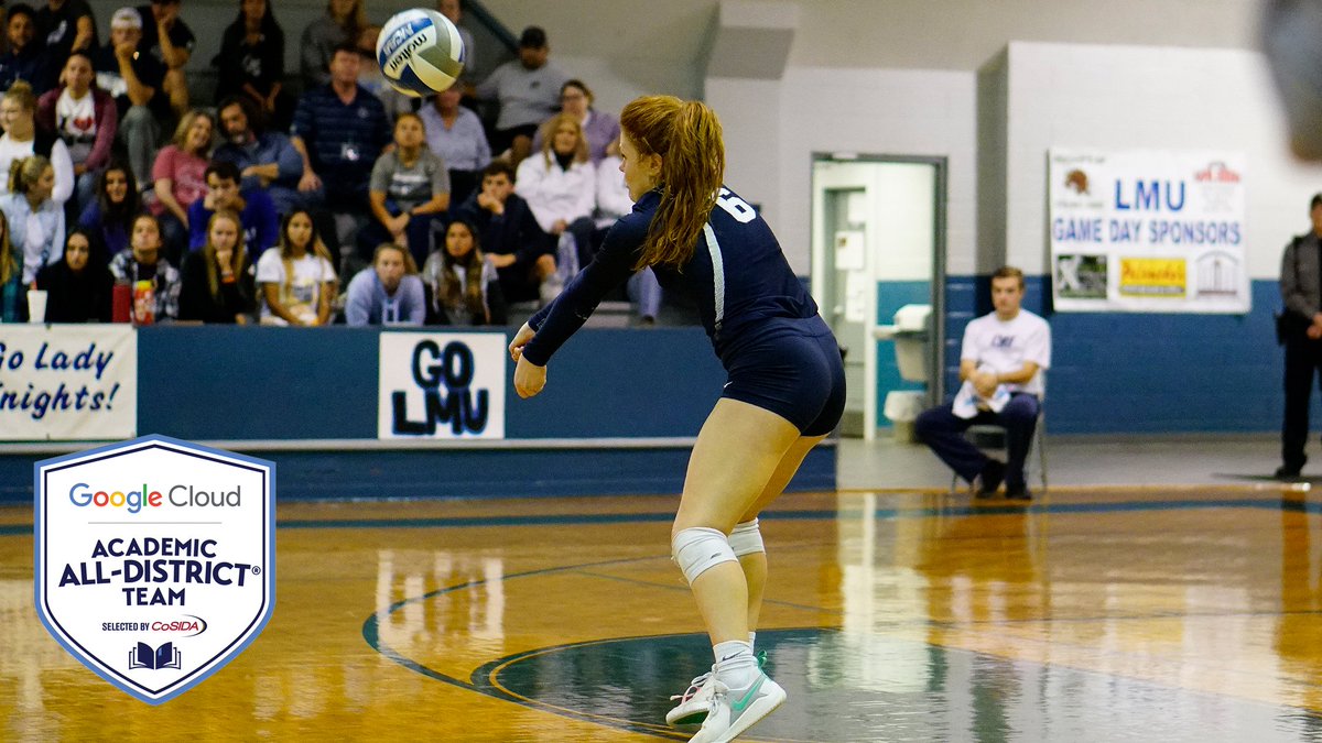 LMURailsplitter's tweet photo. With a perfect 4.0 GPA as a pre-med / biology major, #LMUWVB's @erica_whiteaker has been selected to the Google Cloud Academic All-District team for the second year in a row
๐ฐ: https://t.co/On4mLENweg https://t.co/YLcvmZExY4