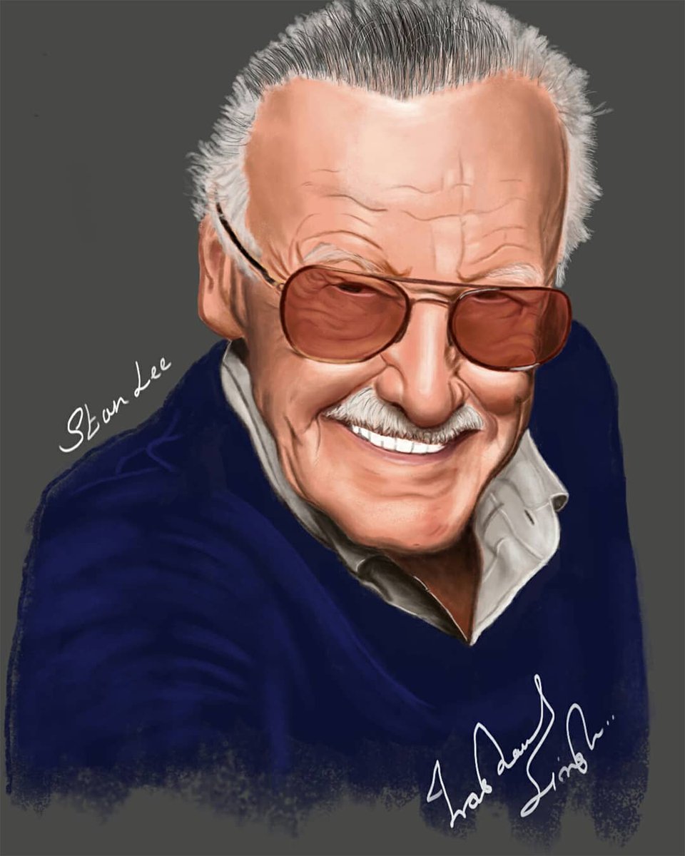 My digital painting.. (Tribute true supper hero.....) #StanLeeForever #StanLee #digitalpainting #StanLeeRIP #StanLeeRIP <a href="/TheRealStanLee/">Stan Lee</a> #Artist #artlover