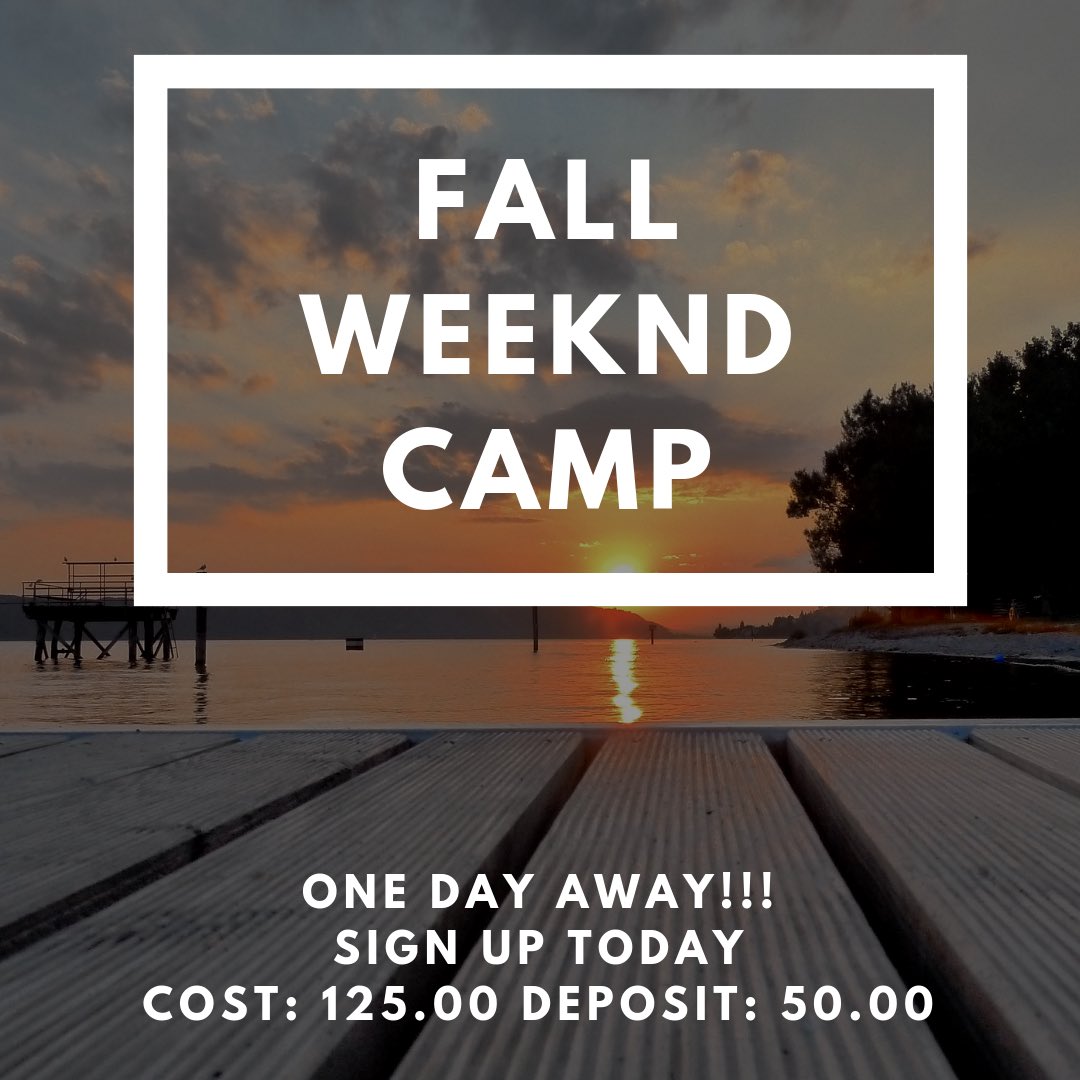 YLForestview's tweet photo. SIGN UP WHILE THERE IS STILL TIME:
*
*
*
GO TO: https://t.co/uI7IUSvYcn
•
•
- Cost : 125.00 Deposit: 50.00 
#bestweekendofyourlife https://t.co/nDwvXcy2gq