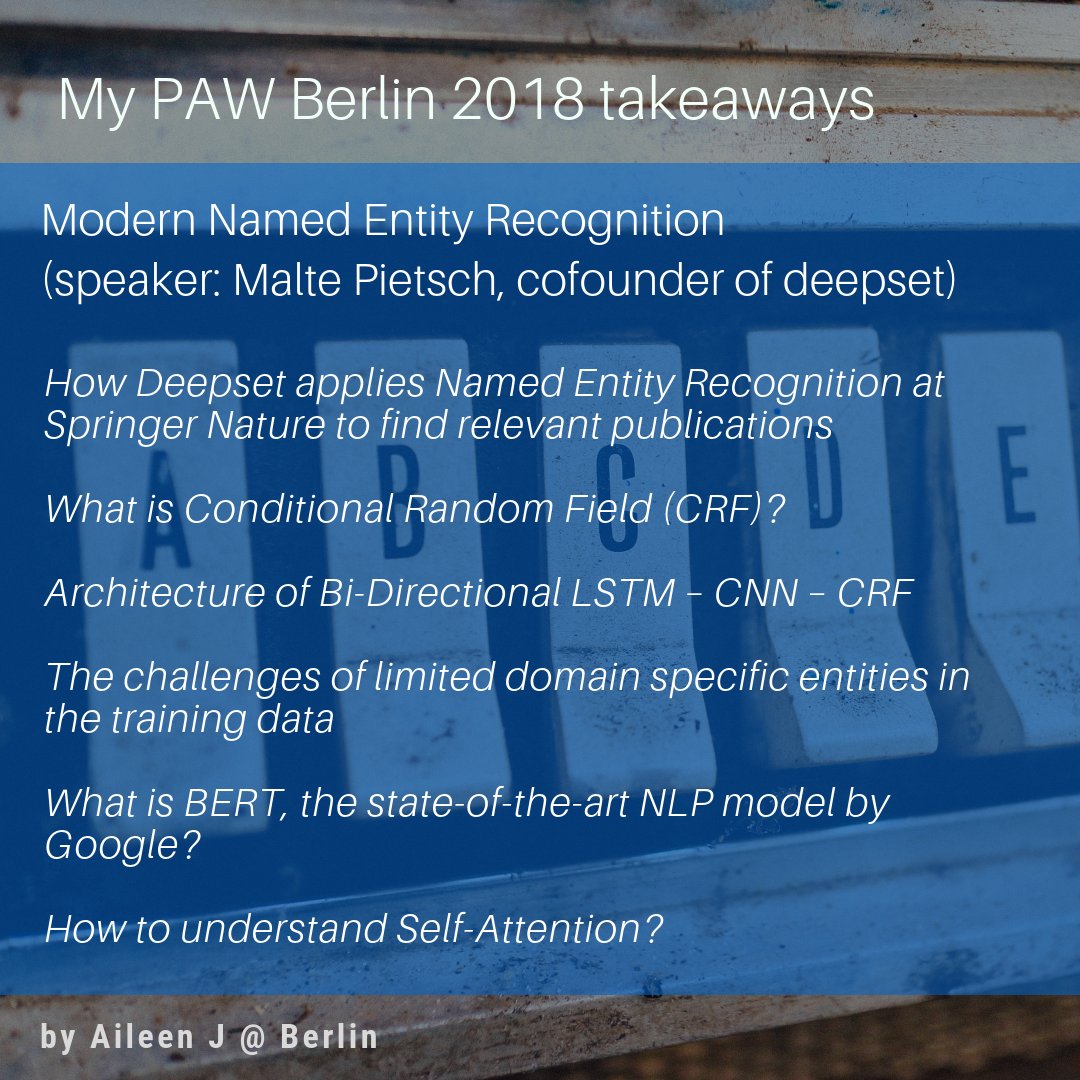 ailjia1's tweet photo. Thanks to @malte_pietsch's presentation at #PAWCon. Here's a one pager summary of my takeaway from this talk, from a Berlin-based startup tackling NLP challenges for the industry. @deepset_ai https://t.co/nDxrINMvBn