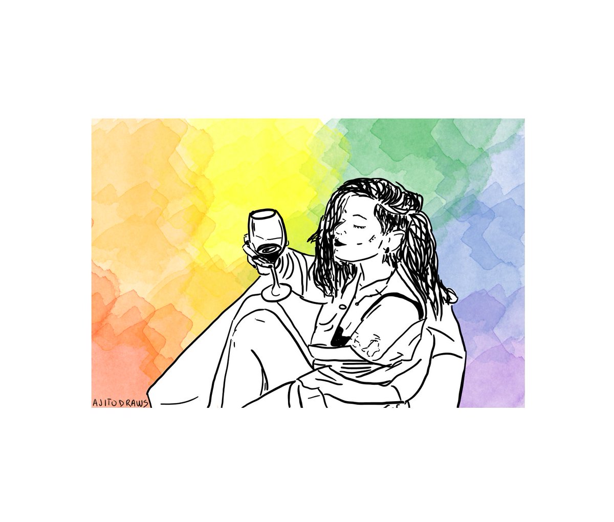 gaypoundcake's tweet photo. look at my queer drawings! 
RTs are appreciated 
[check out my Instagram: ajitodraws ] https://t.co/iaa0G9EmFl
