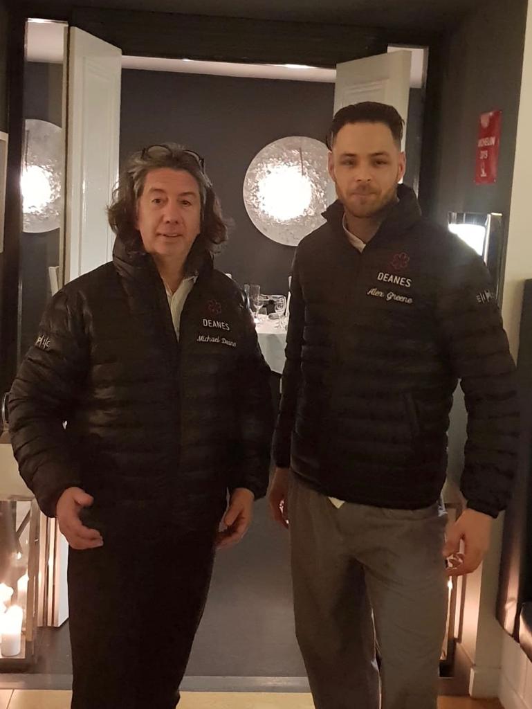 Keeping snug this winter with their new jackets