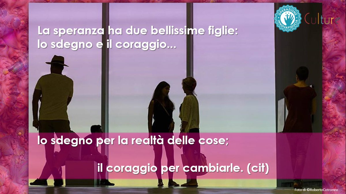 InnovaFiducia's tweet photo. @FeliciaPelagall "Dobbiamo guardare al futuro con speranza. Avere il coraggio di cambiare la realtà delle cose che non vanno (cit.)"
STREAMING: https://t.co/kBpv7vZXu6
#AI #IA #lowformexhibit #techethics #digitalhumanities #humandigitaltransformation https://t.co/PjHB2XHR0q