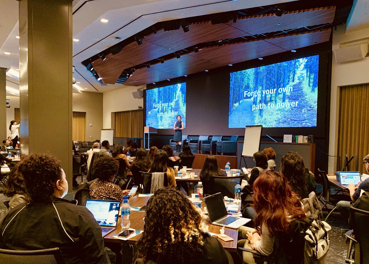 CindyOwyoung's tweet photo. @mavinmartina It’s so invigorating to hear you raise the conversation on how women can get a seat at the table—through finding our own paths to power. “Do not diminish yourselves, but lean in, sit up, and participate.” #WOCLeadershipForum2018 #womxnofcolor #ownurpower https://t.co/HKdjLOyPLI