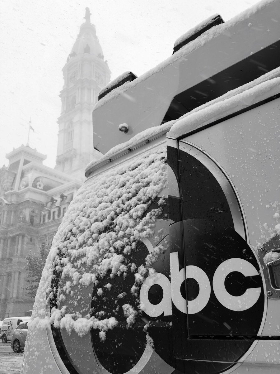 Michinok's tweet image. Philly Snow! @6abc