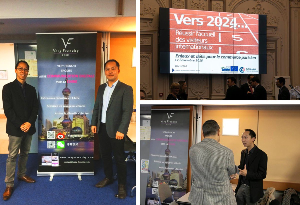 <a href="/Very_Frenchy/">Very Frenchy</a> fait partie des startups sélectionnées pour l’événement : “Vers 2024 : Réussir l’accueil des visiteurs internationaux”, avec un focus Chine, organisé par la <a href="/CCI_75/">CCI Paris</a> en vue de la préparation des J.O Paris 2024.
#traveltech #travelmedia #Chine #SocialMedia #Paris2024