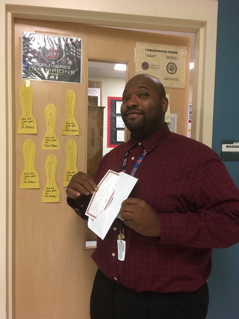 melissafields's tweet photo. So thankful for Mr. Mallory who was recently recognized with the Crystal Apple award. He’s so much more than a bookkeeper! Always willing to step in and do whatever it takes for our Turtles. He’s a mentor, a substitute, a driver, a friend, and a confidant!  #thebest @pqschools https://t.co/smnoCToXEm