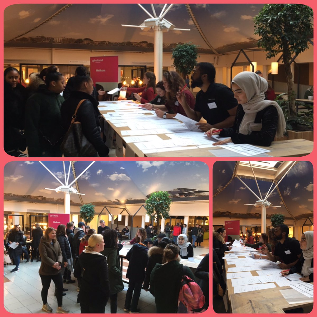 becht_bea's tweet photo. Vandaag ontvangt #Inholland ruim 100 mbo studenten uit de regio van #ROCTop #RocvA  #MBOUtrecht voor workshops  over Creative Business Opleidingen. Zo begeleiden we mbo-studenten bij het maken van hun studiekeuze. Onze studenten vertellen hun verhaal @InhAdamDiemen https://t.co/FCe9CUSW4q