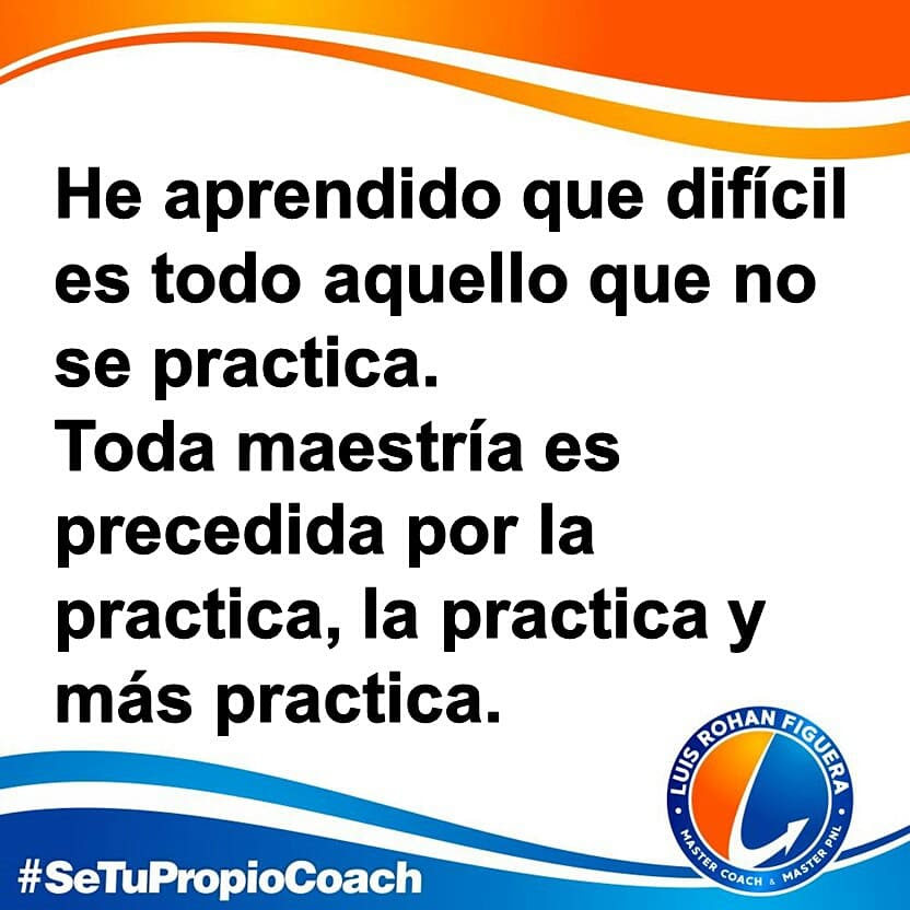 luisrohanfiguer's tweet photo. He aprendido; en especial haciendo coaching, que lo difícil es todo aquello que no se practica.
Toda maestría es precedida por horas y muchas horas de práctica y más práctica.
#coaching #setupropiocoach #capacitacion #educacion #negocios #ideas https://t.co/XxGMMSSd8Q