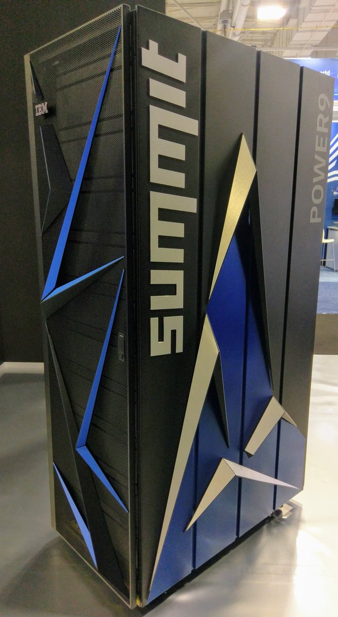 gabor_samu's tweet photo. Don't miss the chance for a great photo opportunity with the Summit rack at the #IBM booth #3433 at #SC18 today.  Drop by for a photo and speak with the experts on the @IBMPowerSystems @IBMStorage technologies which make Summit and Sierra possible. #IBMSC18 https://t.co/hgMJGrAVTR