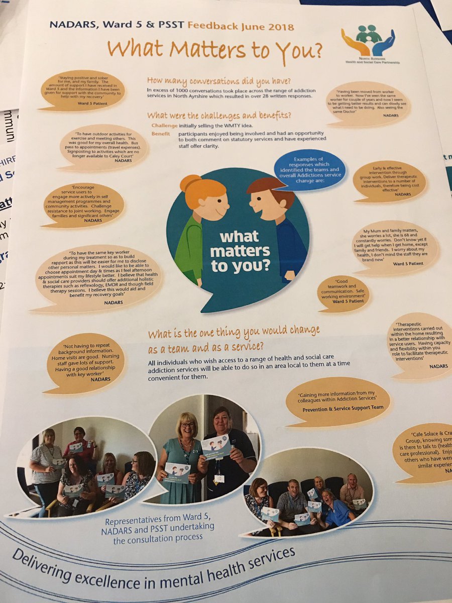 Anthea_Dickson's tweet photo. Really interesting #NAIJB meeting today at which the #WMTY2018 report was discussed. This was followed up at a lunchtime meeting to get direct feedback of the experience, the criticisms, the praise &amp; actions already undertaken. #WhatMattersToYou can shape service! #personcentred https://t.co/Ek5rdU2jNy