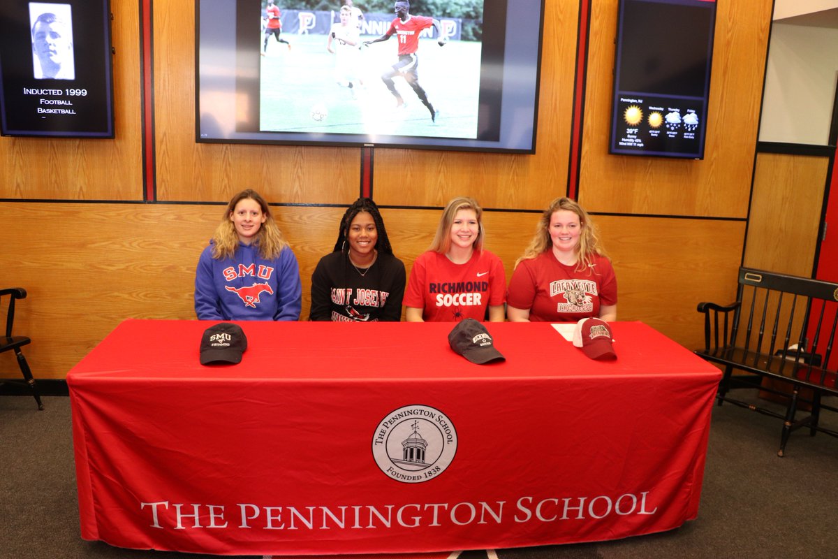 tps_sports's tweet photo. BIG day yesterday for Amanda, Alex, Gi and Jay!  The 4 signed National Letters of Intent - https://t.co/7hFRTwtNZ7 https://t.co/kkvOh0mW94