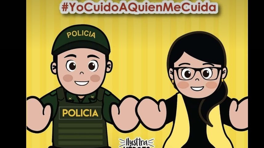 PoliciaTurism's tweet photo. #YoCuidoAQuienMeCuida recuerda!! Que quién está detrás de cada uniforme hay un ser humano que ama ❤️ @PoliciaTurism @PoliciaDECOR https://t.co/AgERvvCybV