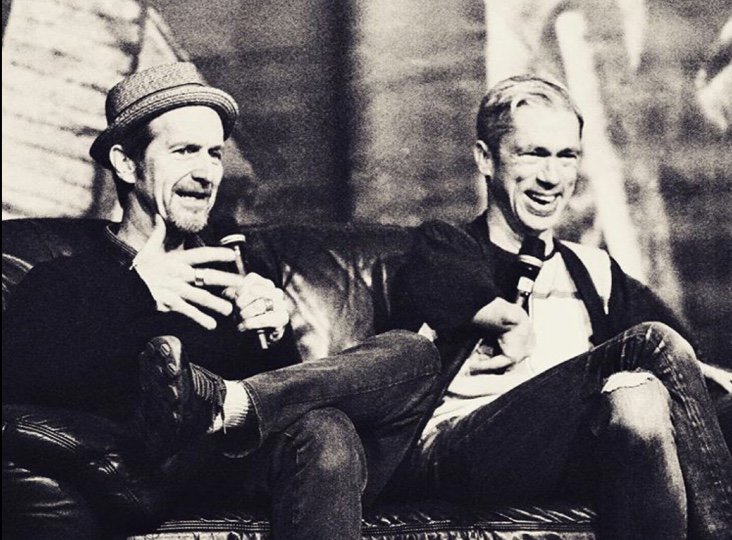mat_fraser's tweet photo. Me and @denisohare 's action pic from our recent Q&amp;A @houseofhorrorss . https://t.co/OwPbNVs8fC