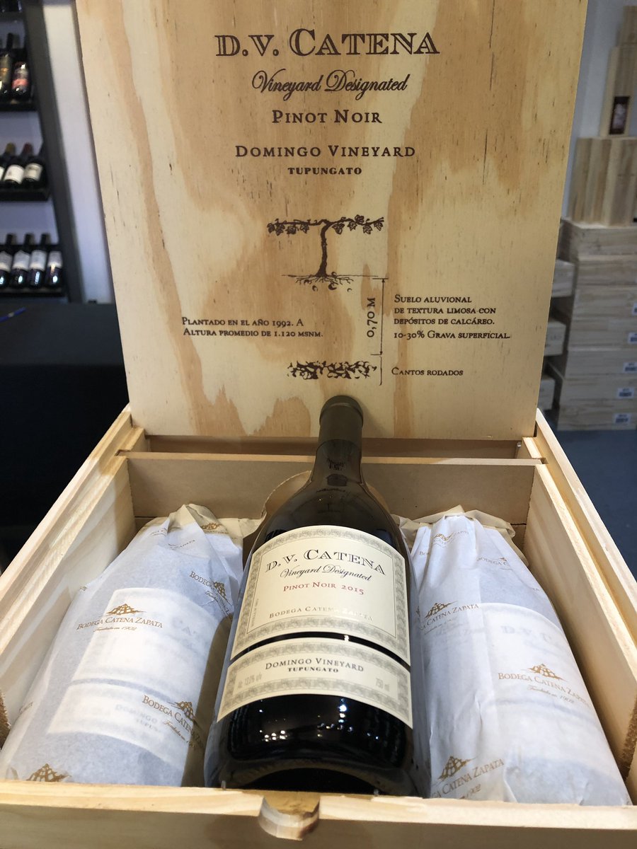 OzonoWines's tweet photo. El nuevo Pinot Noir de @CatenaMalbec ya disponible en Ozono!! #Tupungato https://t.co/qpPZTFWM0Y