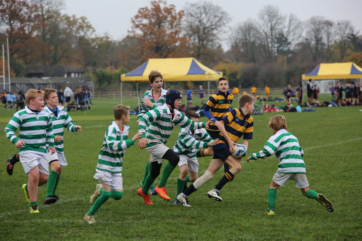 It's great to see so many schools here today taking part in the Berkshire U12 Rugby Festival - including four Blue Coat teams. Thanks also to our Senior rugby players for refereeing #teamrbcs #rbcsrugby