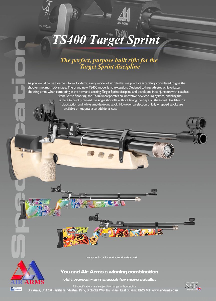 AirArmsUK's tweet photo. Here's everything you need to know about the brand new #AirArms #TS400 https://t.co/u2fXh2j6m9