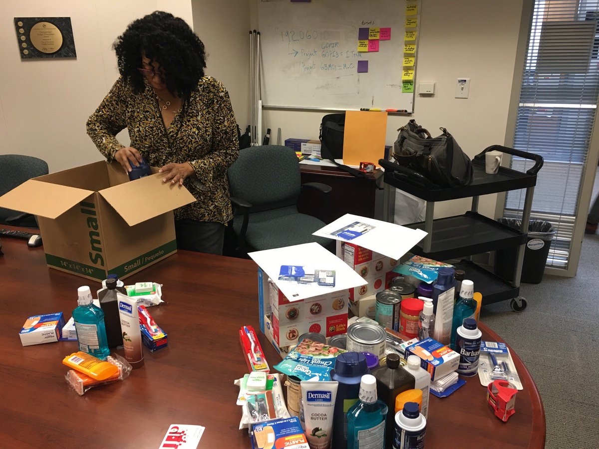 Durham_iteam's tweet photo. Big day, @ChuckManningSr1 is delivering 1st two "Welcome Home Boxes" to residents returning home to #Durham. With the Local Reentry Council's help, the goal is to provide returning residents w/ peer support &amp; a package of basic items needed for 1st month home from prison #iteams https://t.co/dZnDLL05H0