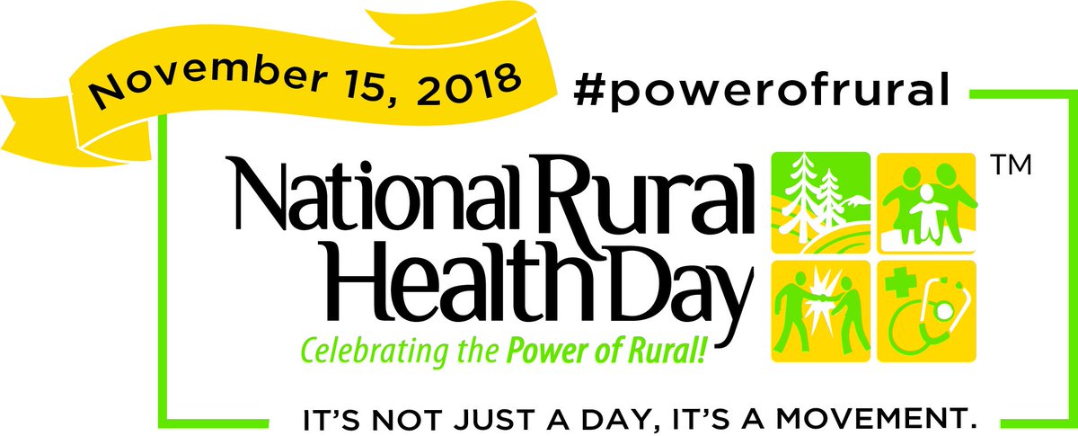 AzaleaHealth's tweet photo. Today is National Rural Health Day. Join us in recognizing the 60 million Americans that currently live in a rural area. (Source: American Hospital Association) #powerofrural #azaleahealth | https://t.co/kXtt9Yhb9d https://t.co/DU3zXTYEKS