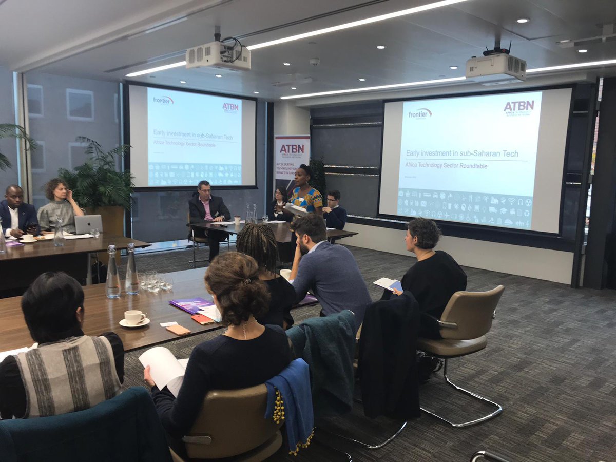 africatbn's tweet photo. Did you miss this morning's roundtable discussion on development finance for Africa's tech ecosystem? Here are some key moments captured by our team. https://t.co/k44CQrW0OF