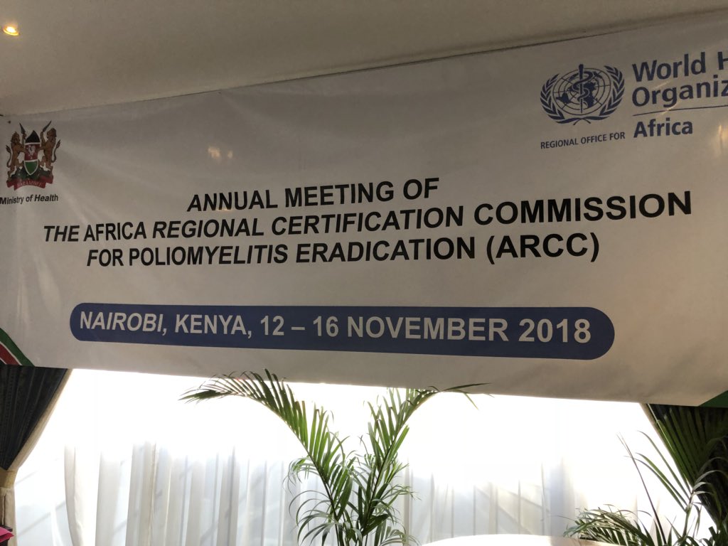 Nigeria team prepares to update the Africa Regional Certification Commission for Polio Eradication (ARCC) on progress in Nigeria #NPHCDA #EndPolio