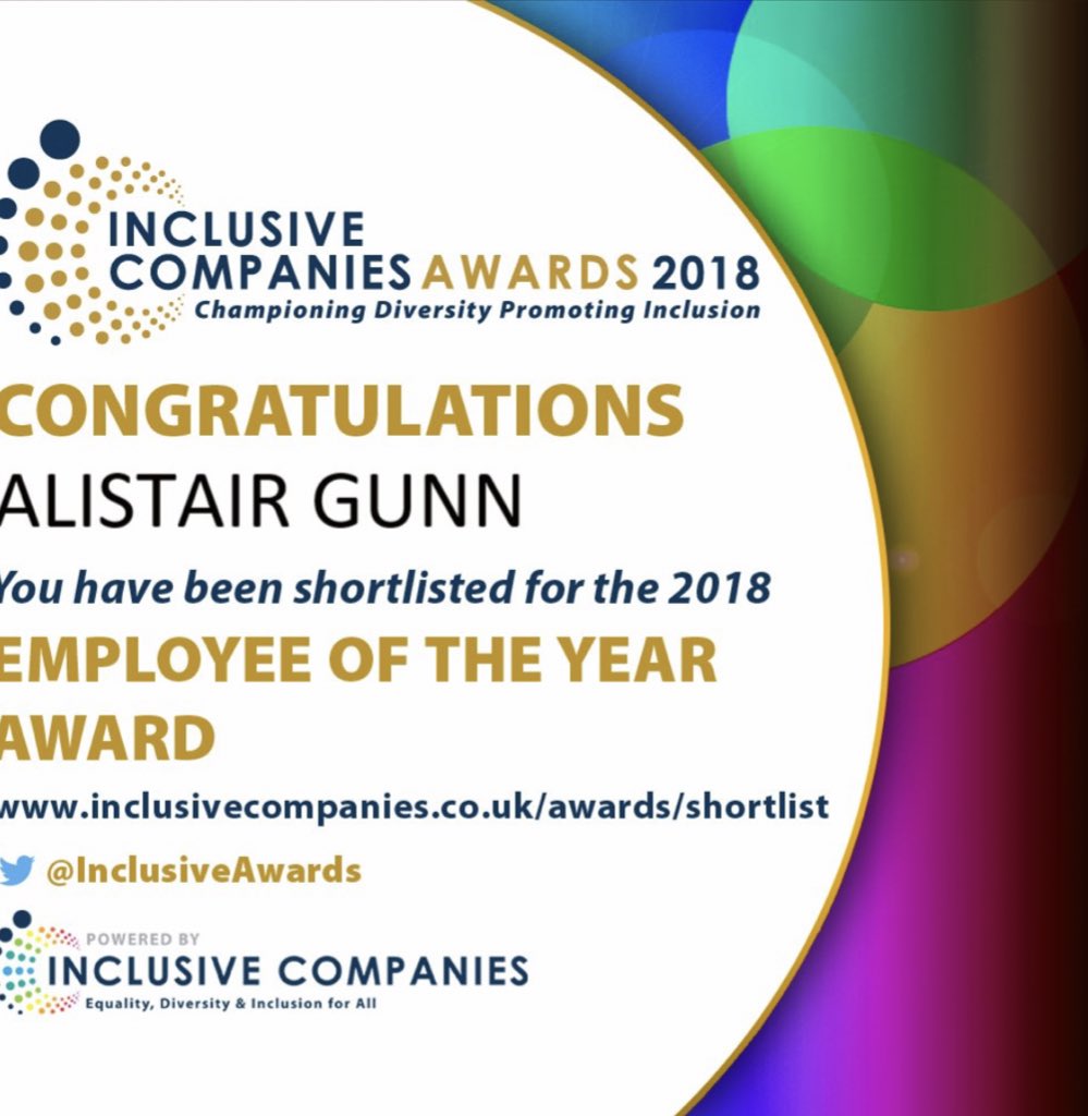 NatAmbLGBTUK's tweet photo. Excited that our chair @alistair_gunn has been shortlisted for this amazing award! A small group of us will be heading to the awards tonight 🤞🚑🏳️‍🌈 https://t.co/FjGJSbCC9D
