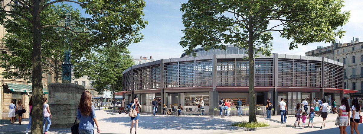 montpellier_'s tweet photo. 🍈🥕🧀Le chantier des Halles Laissac touche à sa fin: ouverture le 1/12 ! La Halle prend une allure colorée grâce à l'oeuvre réalisée par Mona Kim, étudiante coréenne lauréate du concours des Beaux-Arts, déclinaison du melon rappelant le Midi de la France.
https://t.co/OMiW6hxpGl https://t.co/bofoAeUe5T