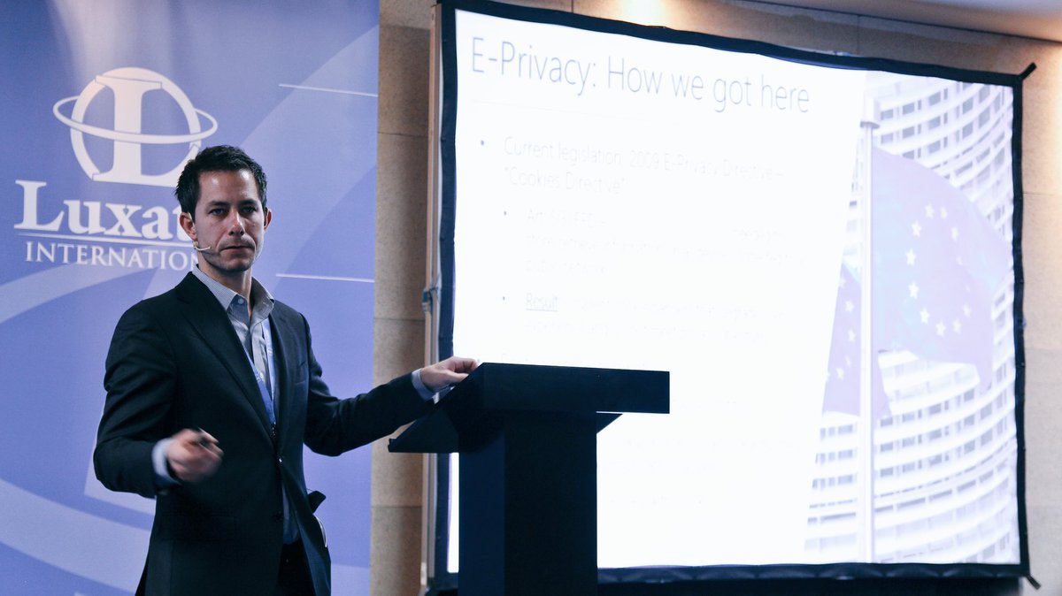 Luxatia_intl's tweet photo. Up next, @rollisonj from @MicrosoftEU giving a complete overview on the EU Regulatory landscape at the #PDPS2018 https://t.co/MtWYJe7YWp