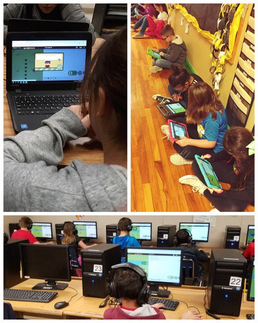 RachelLearning's tweet photo. I love seeing @Nederland_ISD students having fun #coding during the @learningdotcom #codeathon2018! @Teach0285 #nednews #edtech #digitalliteracy https://t.co/vZOq1Ipzcw