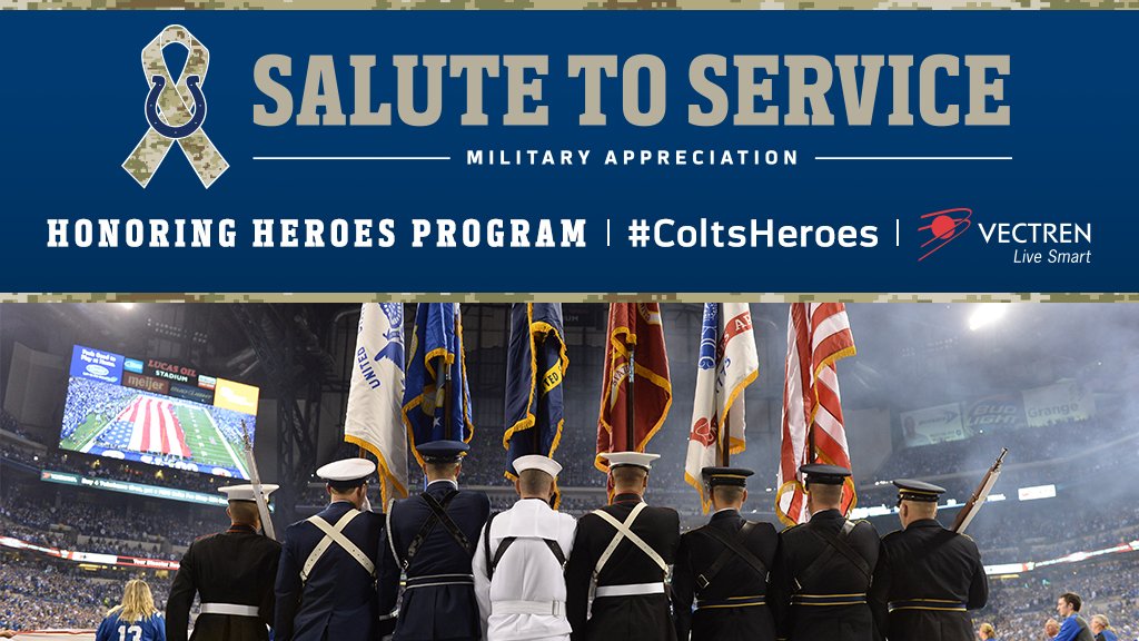 Colts's tweet photo. 2,500 RETWEETS = $2,500 to @USOofIndiana!

Let's get this done!

#ColtsHeroes #SaluteToService https://t.co/Iks7jYZipD