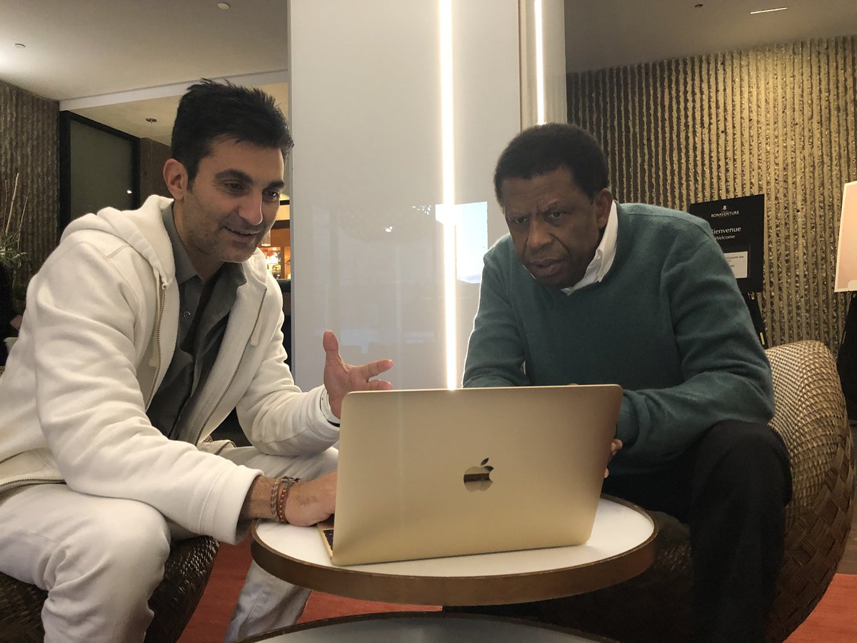 EmmanuelKherad's tweet photo. On prépare La Librairie Francophone depuis @salonlivremtl au #Canada avec Dany Laferrière co-présentateur. Animation à 2 pour la 1ère fois dans l’histoire de #LLF Enregistrement à 16h30 place Bonaventure @iciradiocanada @icircpremiere @Les_MFP @EditionsGrasset @EditionsBoreal https://t.co/LJJH4jVwsG