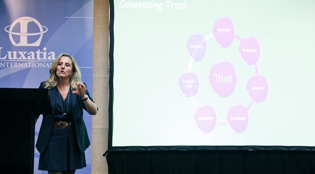 Luxatia_intl's tweet photo. Sara Fernandez from @libertyglobal discussing how turning #GDPR into a business opportunity will build a win-win relationship with customers #PDPS2018 https://t.co/nV2l9gTKfu