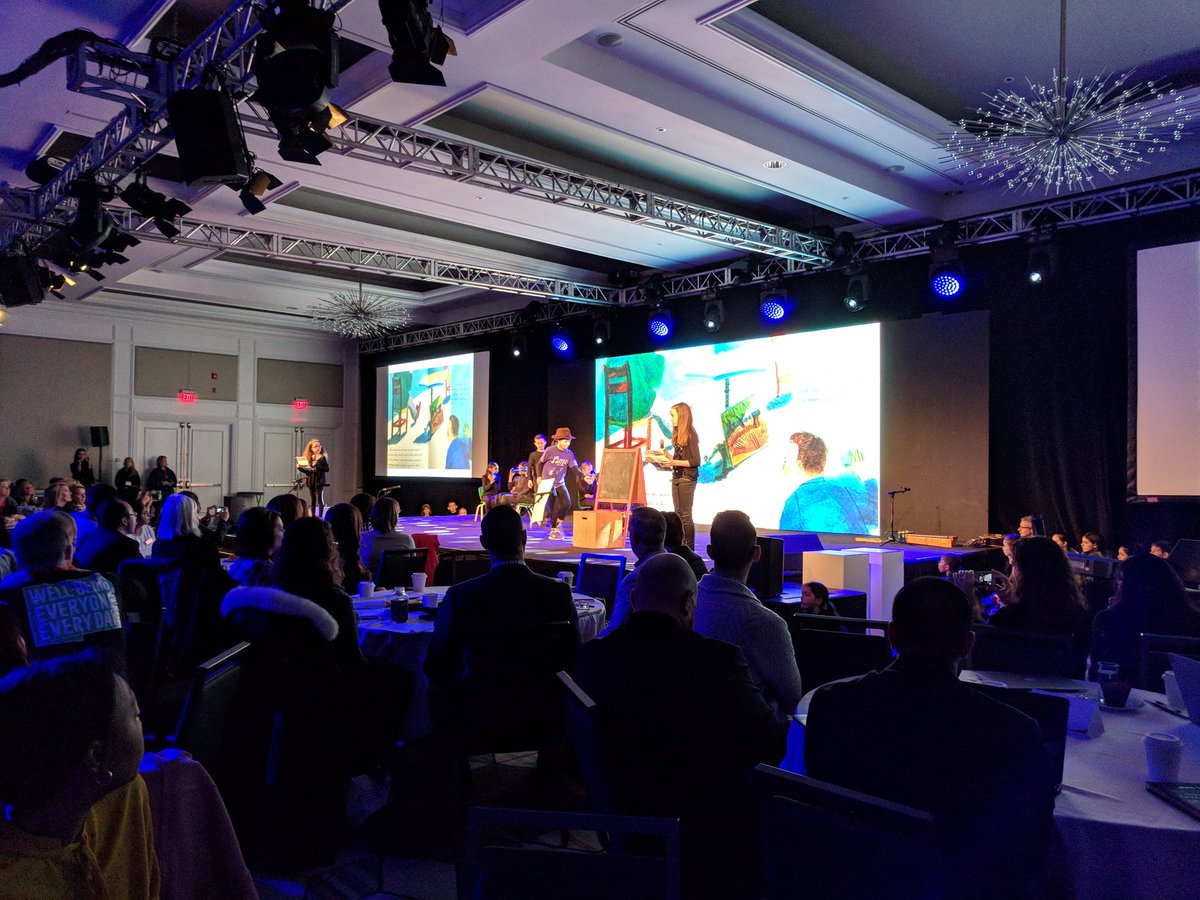 These little <a href="/hartmanheroes/">Hartman PS</a> are stealing the show! An amazing performance of The Artist and Me: A story book by Vincent Van Gogh! Such big voices from these little artists! #YRDSBQuest @YRDSBArts