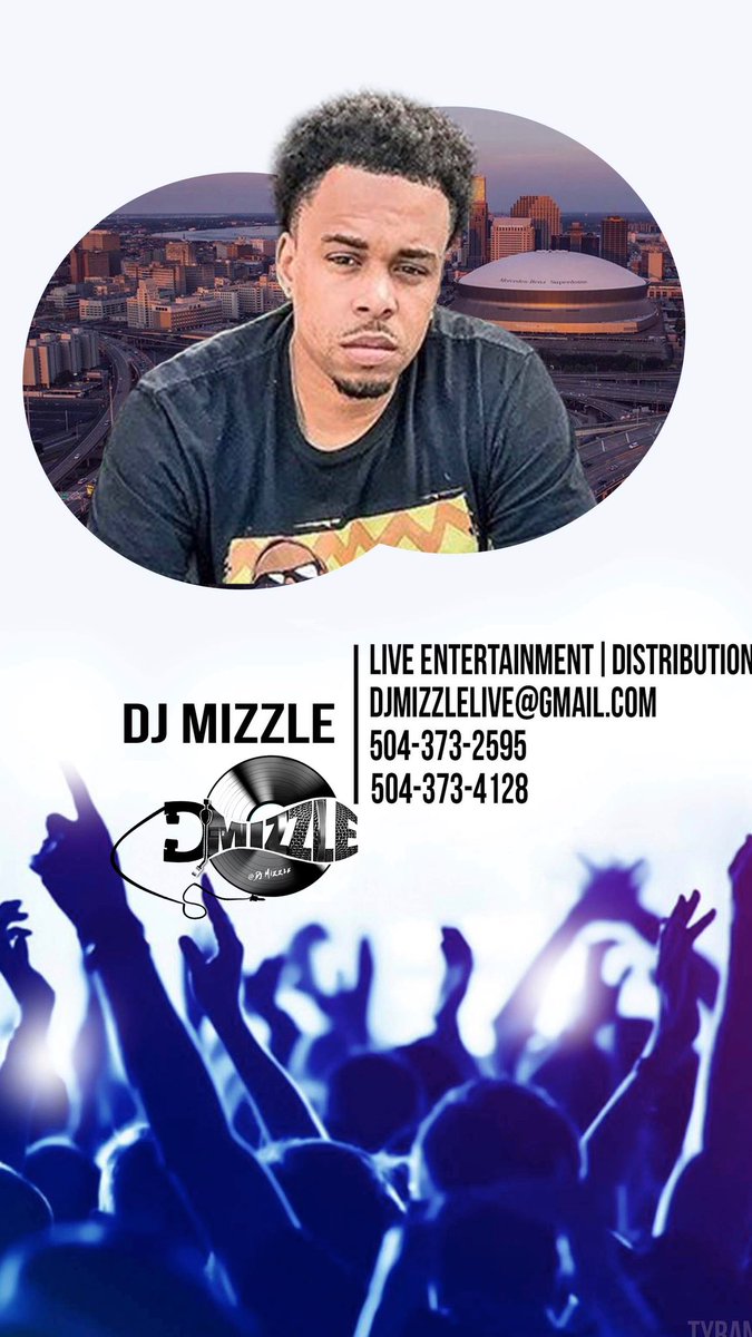 Uluvchelle1's tweet image. HEAR THE MUSIC. FEEL THE BEAT. 
to Book Dj MiZZLE (@DJMIZZLE504)
☎️504.373.2595
📧DJMizzleLive@gmail.com #DjMizzle #NOLA #DEFINITIONDJs #moveit4mizzle #themizzleexperience
