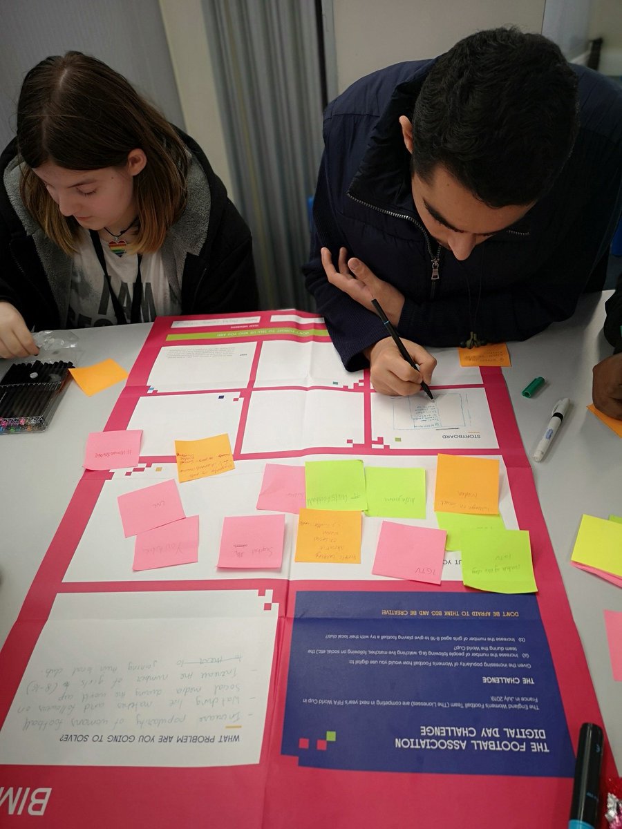 WM6thForm's tweet photo. Check out our students with Digital agency @wearetwelveam working with our students on digital concept designs for @vodafone and The Football Association on
#DigitalDay2018 @BIMADDay https://t.co/C5VfWaIGbw