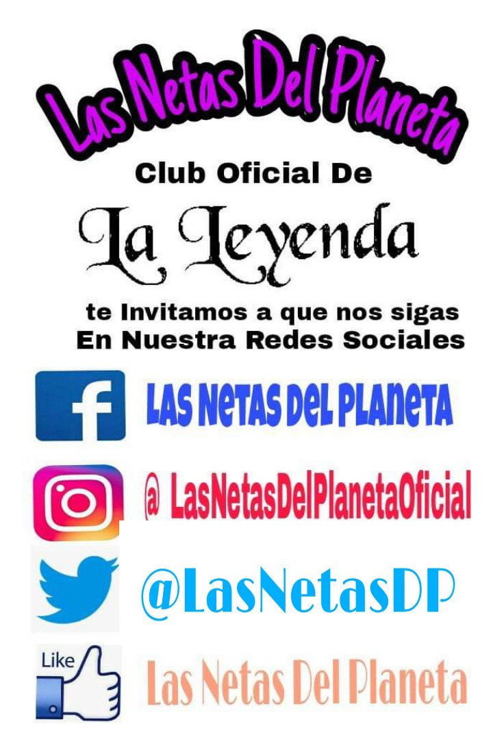 #LASNETASDELPLANETA .. TE INVITAMOS A QUE NOS SIGAS EN NUESTRAS REDES SOCIALES !! 👍👏 #CHECANUESTROCONTENIDO 😍😍 .. #CLUBOFICIAL de  @grupolaleyenda 😍😍😘😘❤️❤️🎵🎶🎶🎶🎶🎶🎶