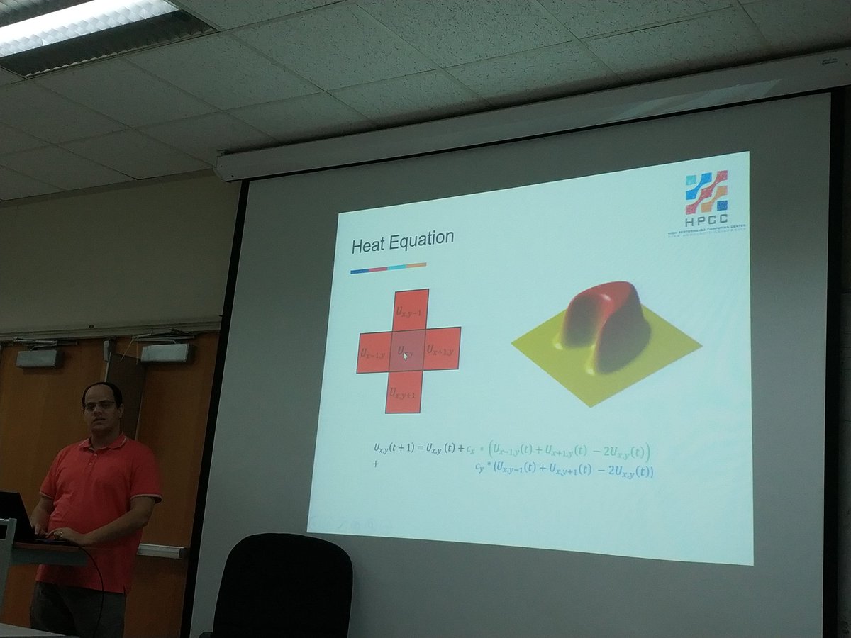 AbdullahBargash's tweet photo. 3rd and last day (Programming with MPI)
We had so much fun with MPI and introduced to real problems and some debugging topics
Many thanks to @KAUHPCC team and great organizers
#HPC #Aziz_HPC #FCIT https://t.co/tvQemzCMYp