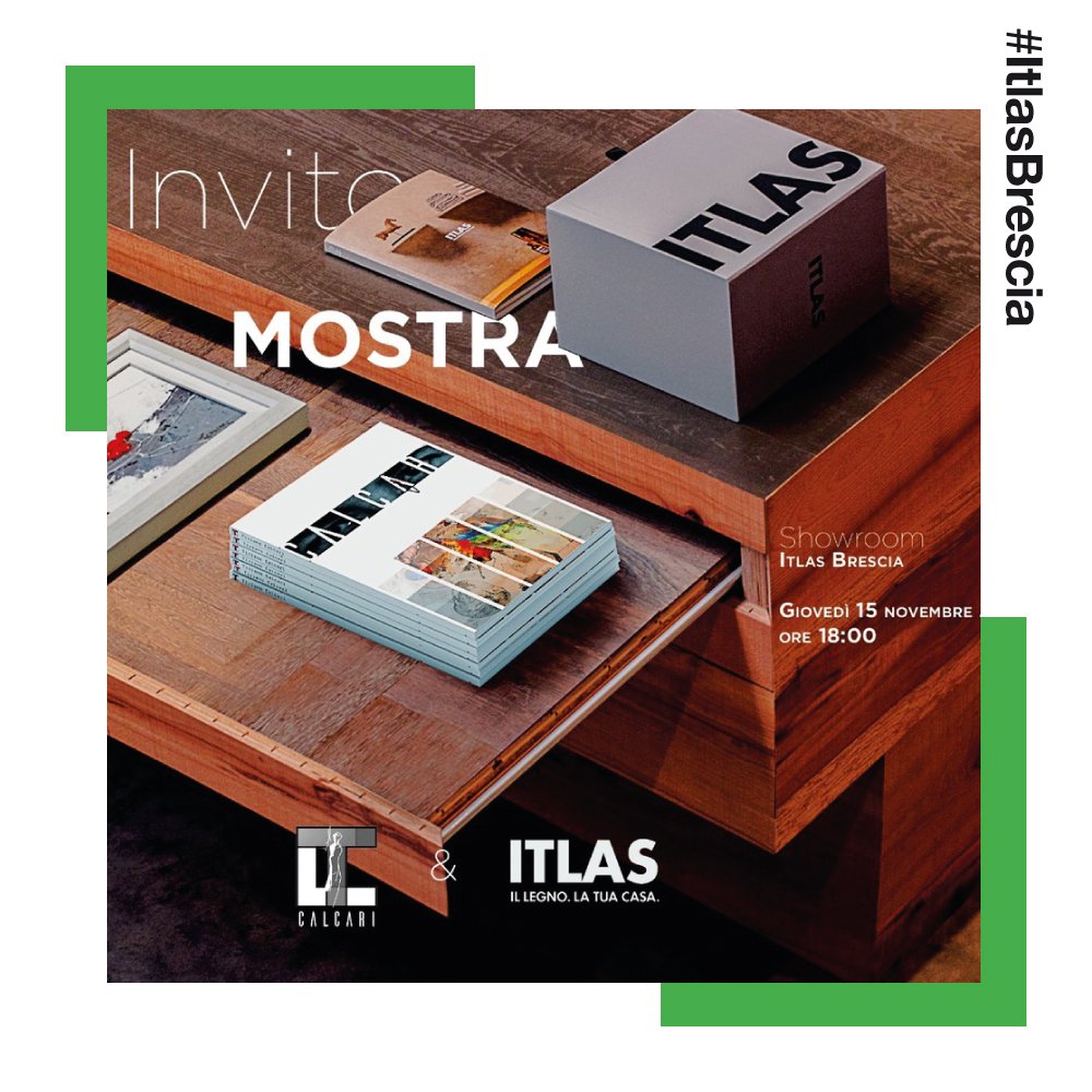 Tiziano Calcari, artista di fama internazionale, esporrà alcune sue opere presso l'ITLAS store di Brescia dal 15 novembre al 13 dicembre.

Oggi, dalle ore 18.00, il maestro vi aspetta per l'aperitivo d'inaugurazione.

Via Villa Glori 3/5 | Brescia
📌 goo.gl/maps/PpPeiPEVX…