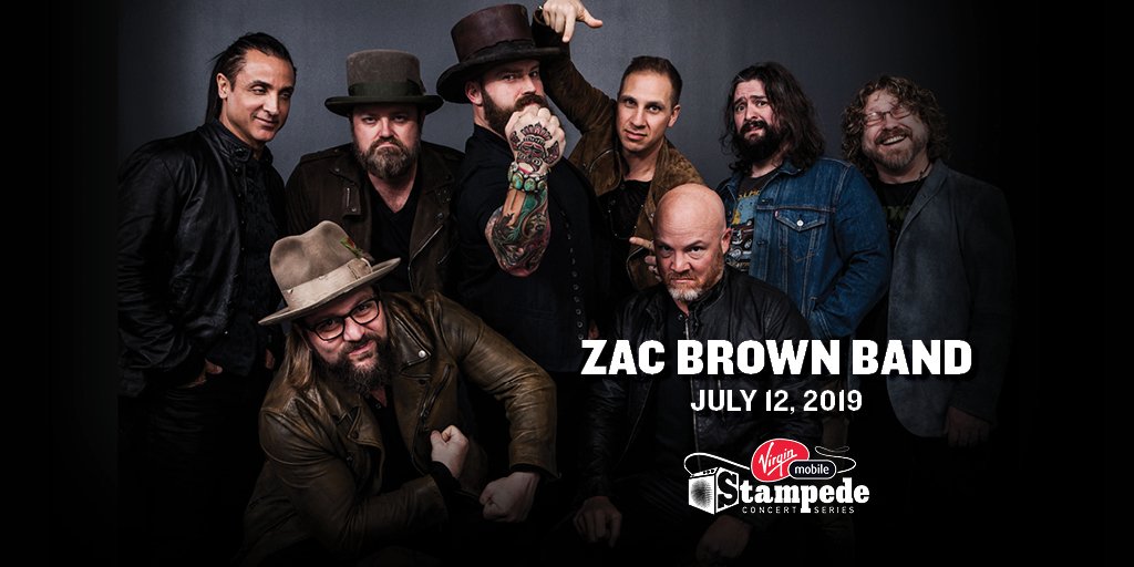 Hold on to your hats, friends. We're excited to announce the first show of the @virginmobilecan #Stampede2019 Concert Series is…<a href="/zacbrownband/">Zac Brown Band</a> on Friday, July 12, 2019!

▶ Tickets go on sale for Stampede Insiders November 20 at 10 a.m.: calgarystampede.com/insider