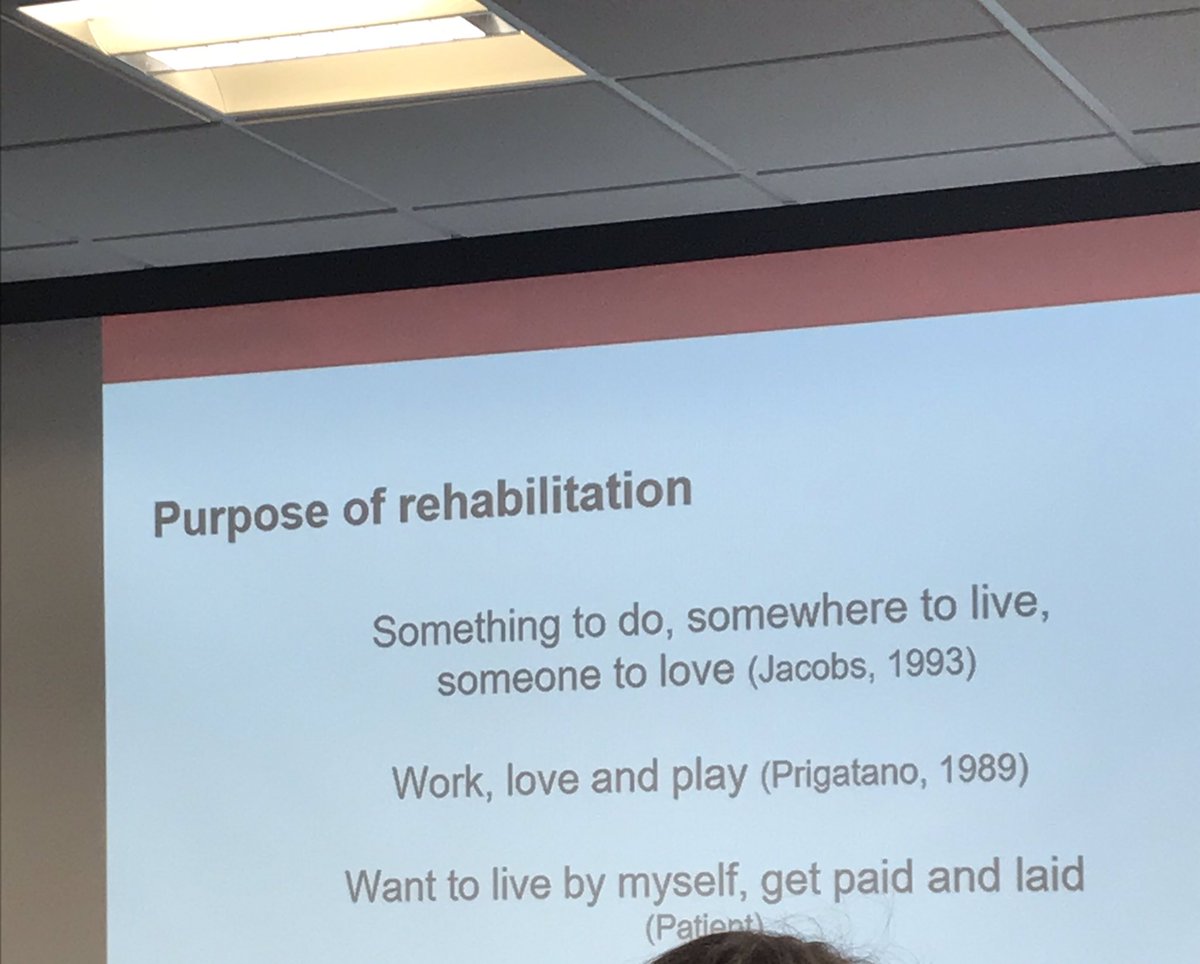 SBADDICK_SLT's tweet photo. Food for thought: why are dating and sexual relationships taboo topics in ABI rehab when so meaningful to our service users? #SWbrainCEN https://t.co/FyaCXmWIhw