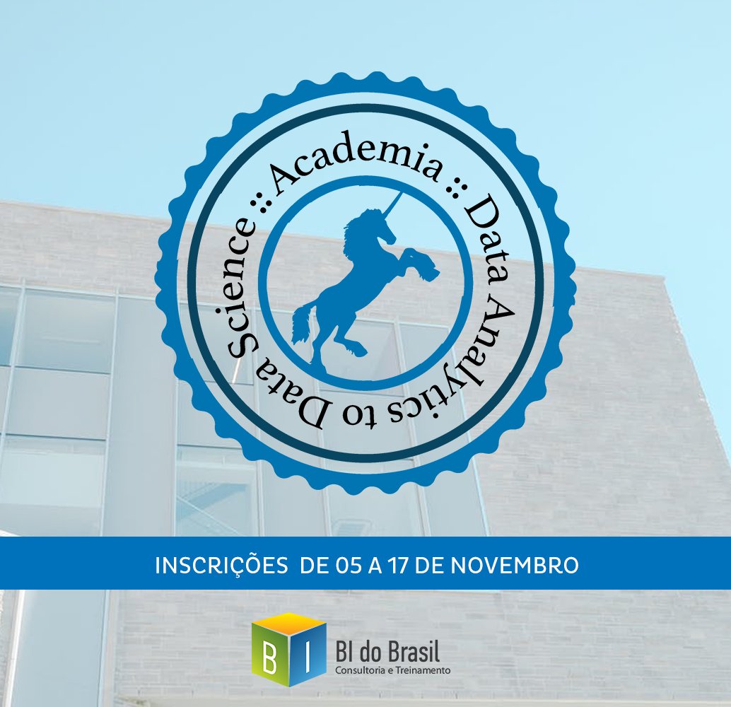 BIdoBrasil's tweet photo. Essa Academia prepara você para atuar no mercado como especialista em Inteligência Artificial, IoT, Engenheiro de Dados, Analista de Dados, Analista de Negócios, Arquiteto de Data Warehouse e Cientista de Dados. #dataanalytics #datascience

https://t.co/MRS53v6VSq https://t.co/ZEv2dnCLzl