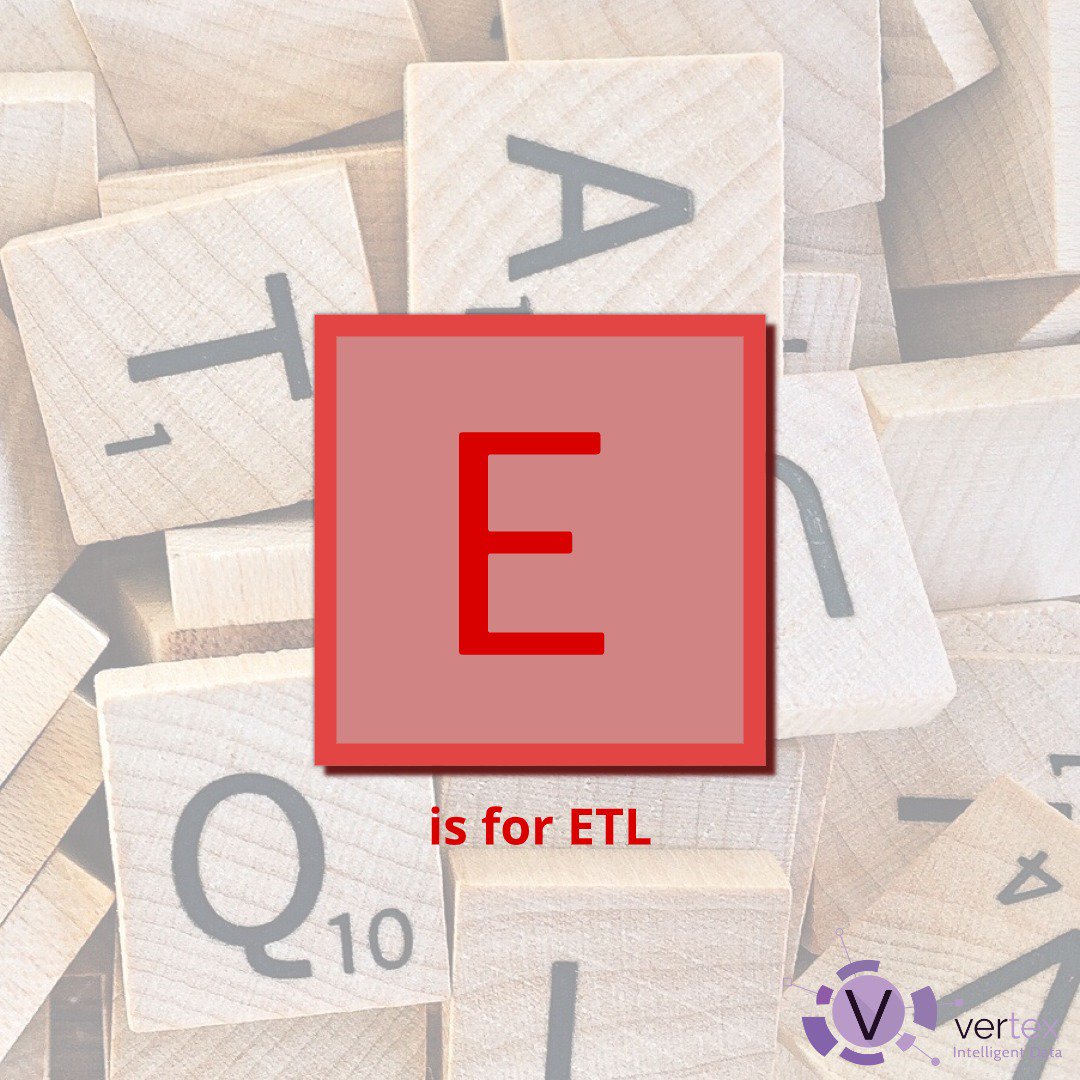 vertex_id's tweet photo. E is for ETL (Extract, Transform & Load). Check out our full definition at https://t.co/jcE4jtFUO0
Come back next week for F!
#data #abcofdata #glossary #series #vertex #intelligence #performance #businessintelligence #dataanalytics #ETL #dataterms #bigdata https://t.co/OZuyapS2VA