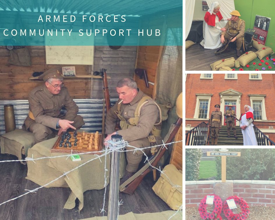 WHAorguk's tweet photo. We were very proud to support @warringtonhub throughout the #rememberance2018 events including their exhibition of how soldiers would have lived during WW1 @TheGatewayWarr. Check out their website for further information
https://t.co/j8jBCuUEF1
#warrington #LestWeForget https://t.co/rmw3l1NWGZ