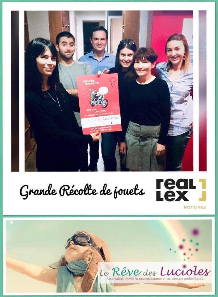 RealLexNotaires's tweet photo. Partenaire de l’Association LE RÊVE DES LUCIOLES, notre office notarial est un point de collecte pour la Grande #Récolte de #jouets organisée par les Lost Brothers, également partenaires de l’association (Jusqu’au 15/12)
#LeRêveDesLucioles #association #RealLex #officeNotarial https://t.co/5TiDelIgXN